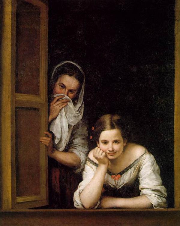 A Girl and her Duenna sg, MURILLO, Bartolome Esteban